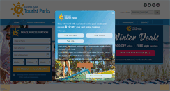 Desktop Screenshot of goldcoasttouristparks.com.au